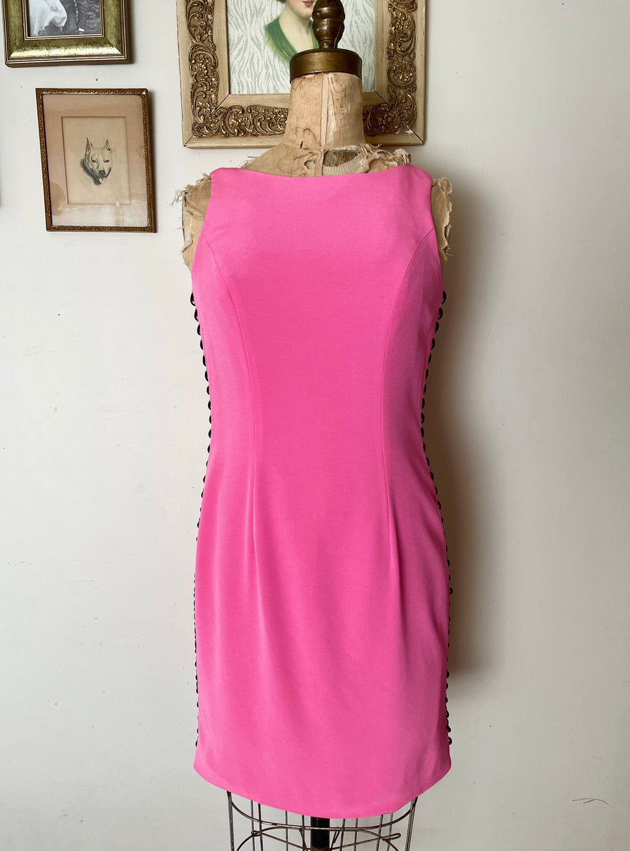 Vintage 90's Two Tone Dress - Size Small