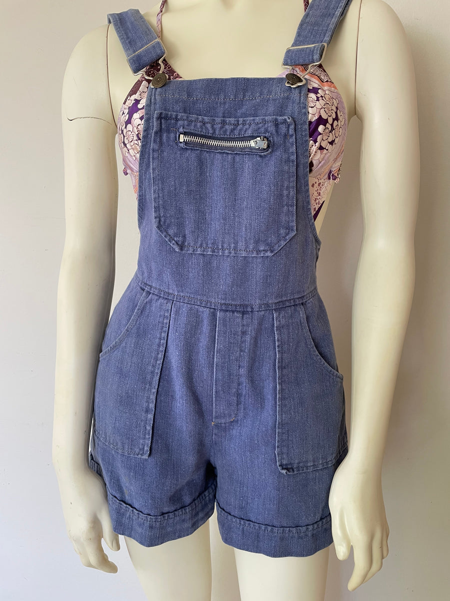 1970's Short Overalls - Size Small