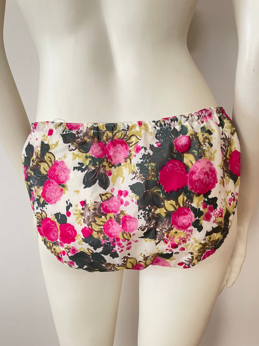 1960's Floral French Bikini - Henry A La Pensee Swimsuit - Size XS/S