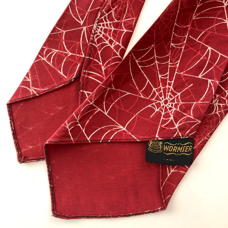 1940's Spider Web Tie by Wormser