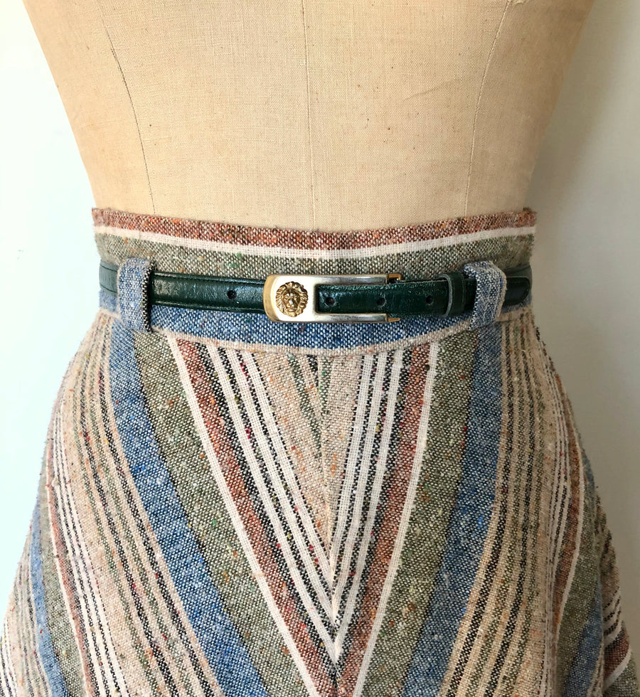 1970's Chevron Striped Skirt - 26