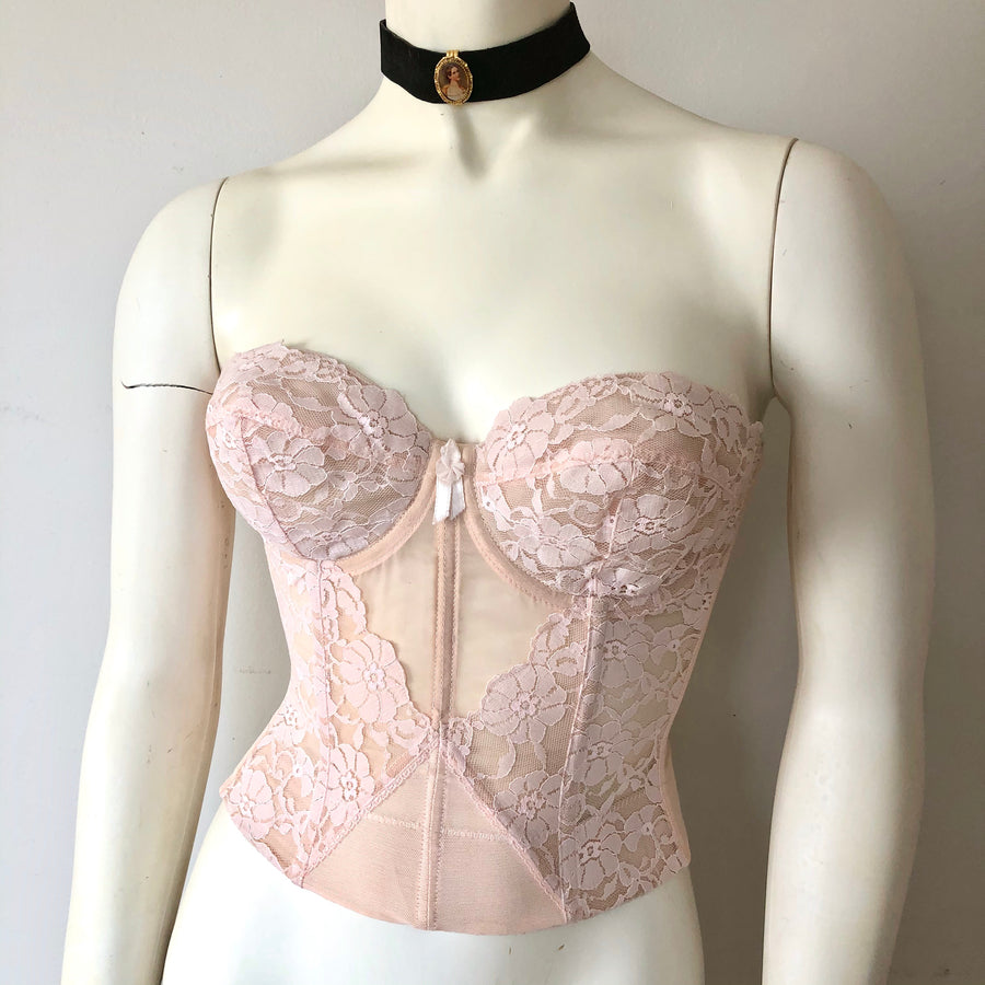 1950's Pink Bustier - 28-32