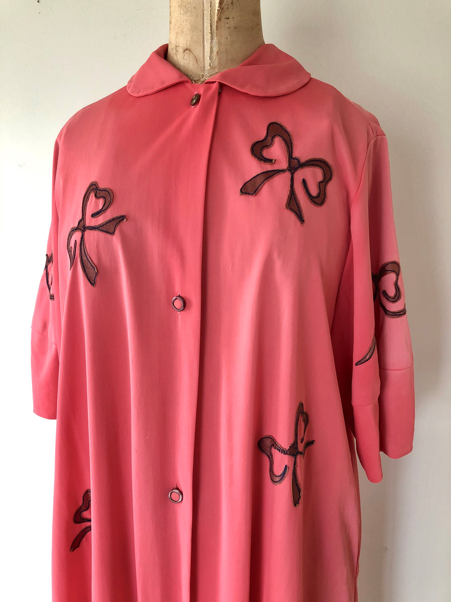 1950's Pink Bow Robe - AS IS - Size M/L/XL