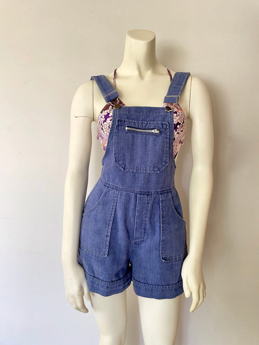1970's Short Overalls - Size Small