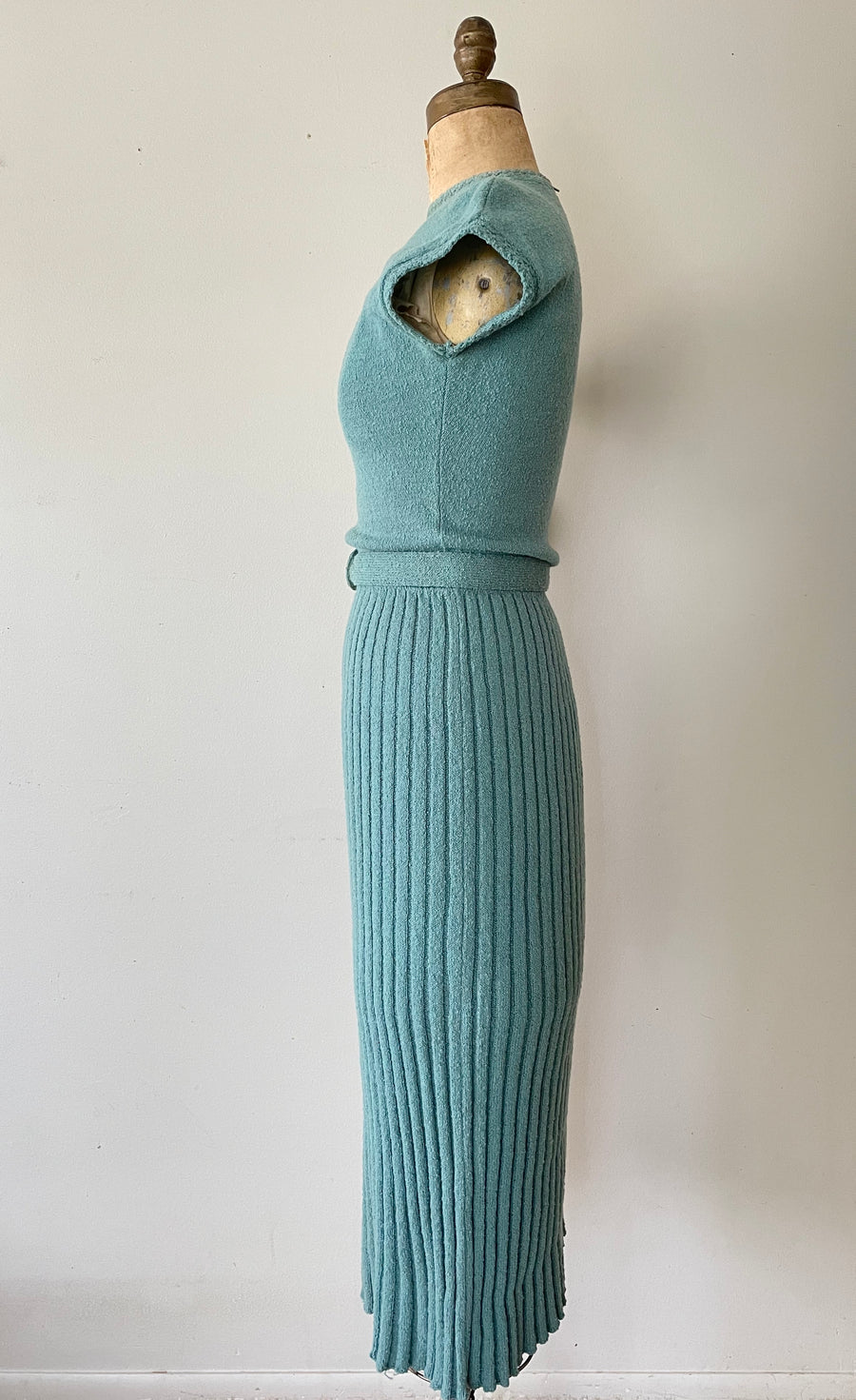 1950's Wool Knit Dress Set - Size M (AS-IS)