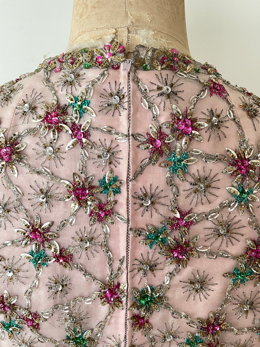 60's Embellished Malcolm Starr Top - Size S/M - AS IS