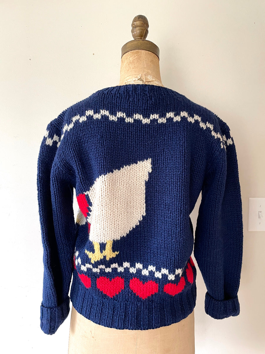 80's Woolrich Duck Sweater - Size S/M