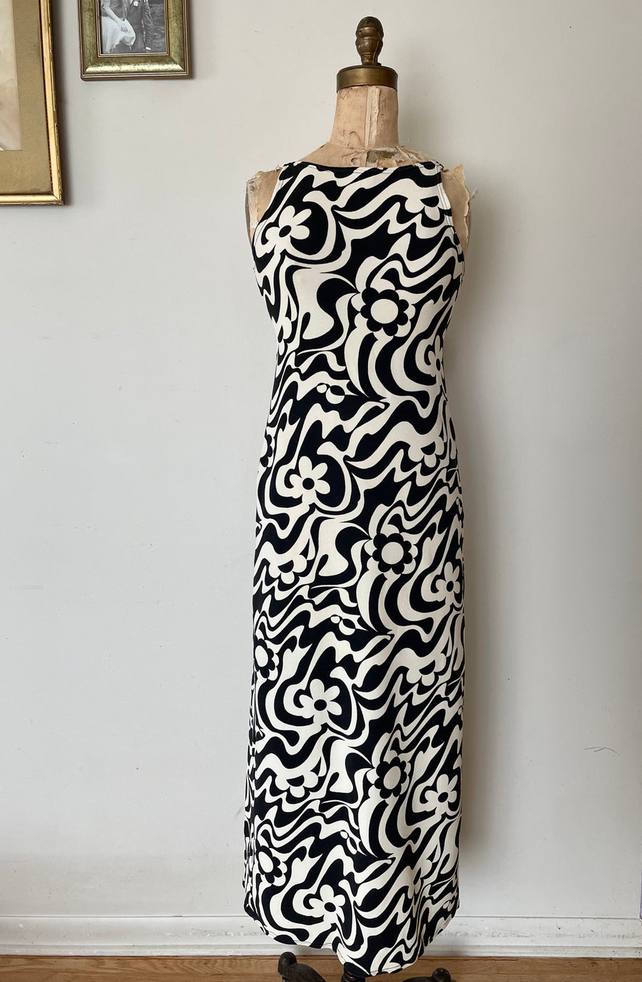 90's Mod Fitted Dress - Size M