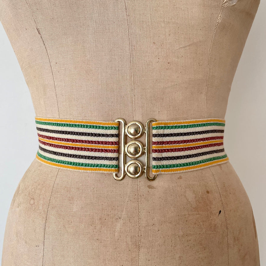1970's Striped Belt