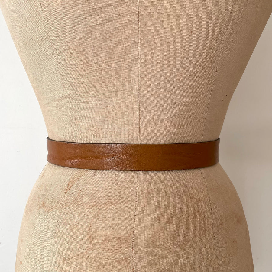 Vintage Leather Belt - Waist 35-40