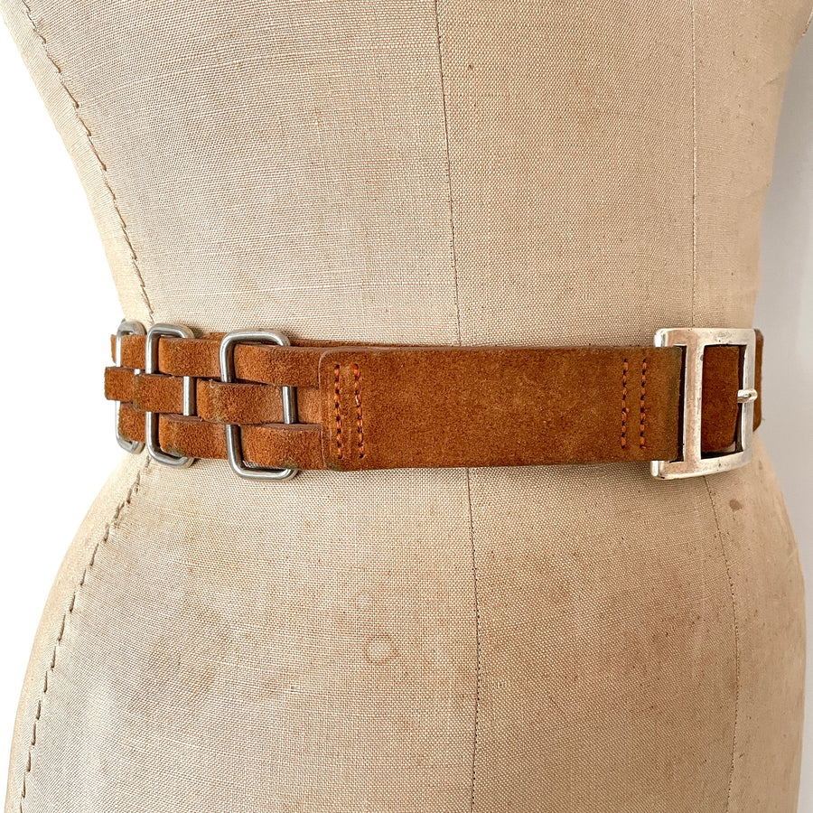 Rag & Bone Suede Leather Belt - Waist 29-34